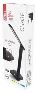 Emos lighting LED stolní lampa CHASE, černá 1538182000