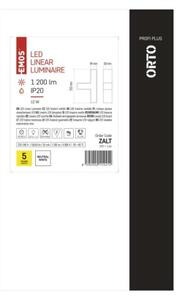 Emos lighting LED lineární svítidlo ORTO TCON 12W neutrální bílá 1543121000