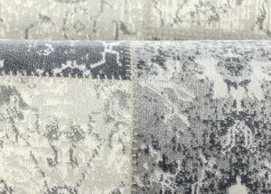 Breno Kusový koberec VELVET 3106/920, Šedá, Vícebarevné, 155 x 230 cm