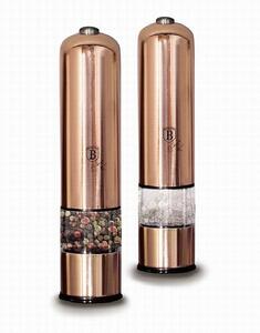 Mlýnek na pepř a sůl elektrický sada 2 ks Rosegold Metallic Line