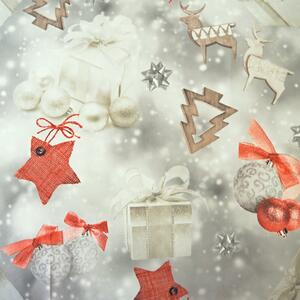 Vánoční dekorační látka SOFT 400711-102 150