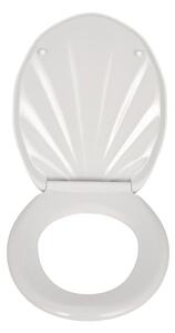 Wenko Seashell záchodové prkénko pomalé sklápění bílá 18442100