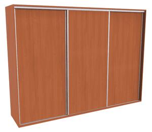 Šatní skříň FLEXI 3 s posuvnými dveřmi Varianta barvy: Olše, Šířka: 280 cm, Výška: 220 cm