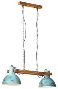 Závěsné svítidlo 25 W modrá patina 85 x 28 x 109 cm E27