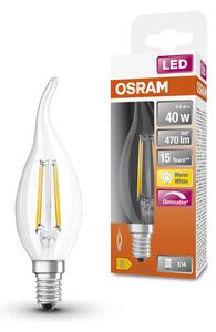 Atypická LED stmívatelná žárovka E14 4 W CLASSIC BA, teplá bílá