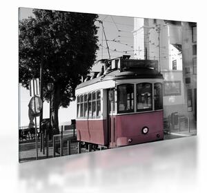 Skleněný obraz - Tramvaj (70x50 cm)