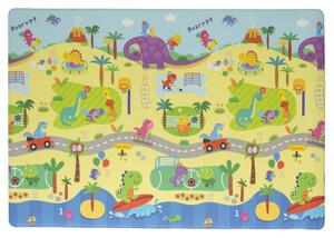 Breno Kusový koberec Dwinguler Sportující dinosauři, Vícebarevné, 125 x 185 cm