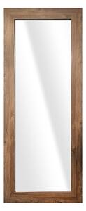 Nástěnné zrcadlo v hnědém rámu Styler Jyvaskyla, 60 x 148 cm