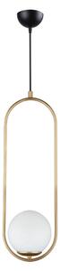 Závěsné svítidlo ve zlaté barvě Squid Lighting Arch, výška 146 cm