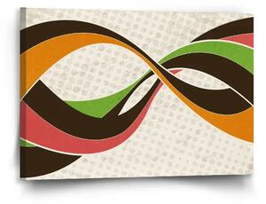 Sablio Obraz Retro abstrakce - 90x60 cm