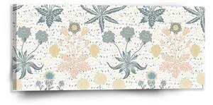 Sablio Obraz Šedé květiny - 110x50 cm