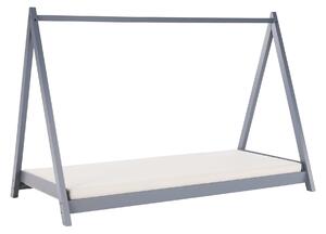 TEMPO Montessori postel, šedá, borovicové dřevo, GROSI