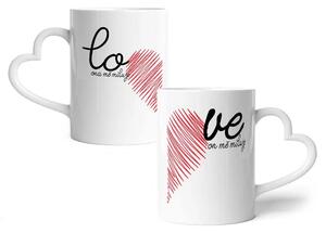 Sablio Hrnky Love: 2ks 330ml