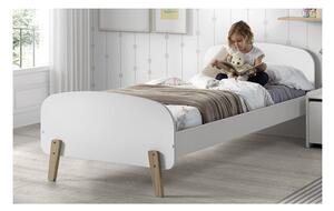 Bílá dětská postel Vipack Kiddy, 90 x 200 cm