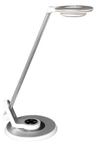 Stolní LED lampa Ecolite Lima - stříbrná, bílá