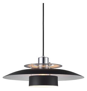 Halo Design 990259 - Lustr na lanku SORUP 1xE27/40W/230V pr. 40 cm černá/l.chrom