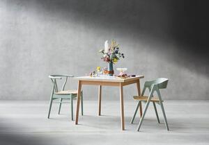 Rozkládací jídelní stůl s bílou deskou Hammel Single, 90 x 90 cm