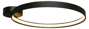 Moderní LED stropní lampa Circle 78 černá