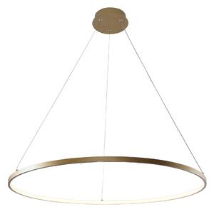 Moderní LED lustr Breno 80 zlatá