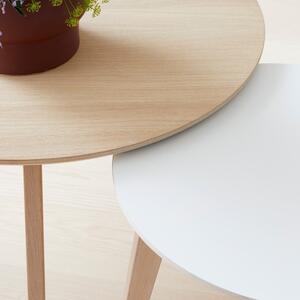 Konferenční stolek s bílou deskou Hammel Iris Ø 60 cm