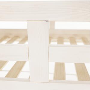 Tempo Kondela Montessori patrová postel, bílá, 90x200, Zefire