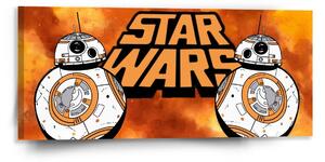 Sablio Obraz Star Wars Ohnivé pozadí - 110x50 cm
