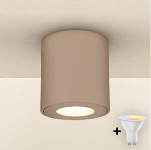 Brilagi -LED RGBW Stmív. koup. svítidlo MIA 1xGU10/4,8W/230V 84x80 mm béžová IP54