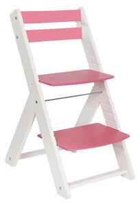 Wood Partner Rostoucí židle Vendy bílá Barva: bílá/růžová