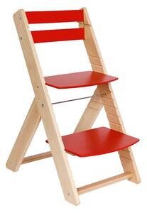 Wood Partner Rostoucí židle Vendy Barva: lak/červená