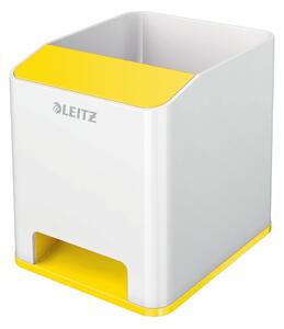 Bílo-žlutý stojánek na tužky Leitz WOW