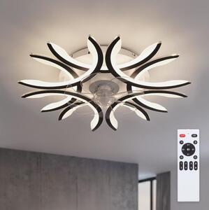 Brilagi - LED Stmívatelný stropní ventilátor LED/70W/230V pr. 76 cm černá + DO