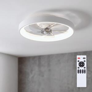 Brilagi - LED Stmívatelný stropní ventilátor LED/34W/230V pr. 50 cm bílá + DO