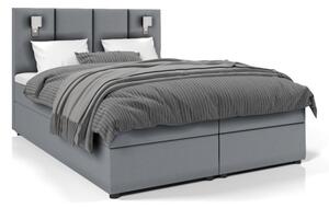 Americká postel ANDY - 140x200, hnědá