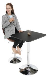 Barový stůl FLORIAN s nastavitelnou výškou, černá