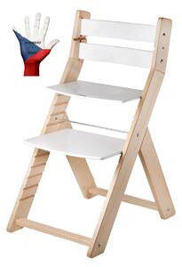 Rostoucí židle SANDY Barva: lak/bílá