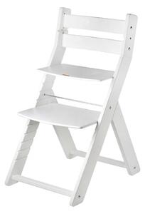 WOOD PARTNER Rostoucí židle SANDY bílá Barva: bílá/oranžová