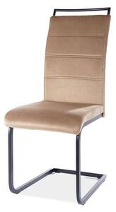 Jídelní židle SIGH-441 béžová/černá