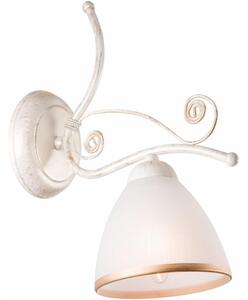 Brilagi - LED Nástěnná lampa ANTICO 1xE27/60W/230V 3000K bílá patina