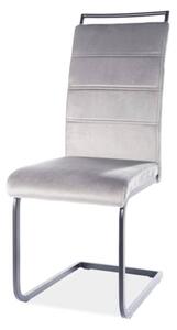 Jídelní židle SIGH-441 šedá/černá
