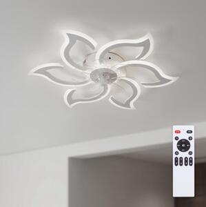 Brilagi - LED Stmívatelný stropní ventilátor LED/34W/230V pr. 83 cm bílá + DO