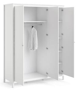 Bílá šatní skříň 150x199 cm Madrid - Tvilum