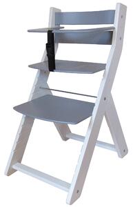 WOOD PARTNER ergonomická rostoucí židle LUCA BÍLÁ Barva: bílá/šedá