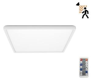 LED Koup. svítidlo se senzorem NIVERA LED/12W/230V IP54 22,5x22,5 cm bílá + DO