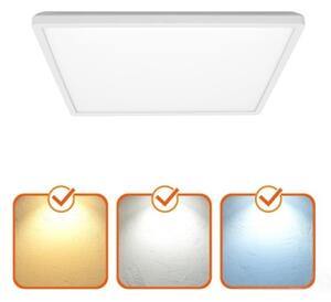 LED Koup. svítidlo se senzorem NIVERA LED/12W/230V IP54 22,5x22,5 cm bílá + DO