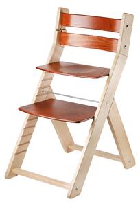 Rostoucí židle pro prvňáčka SANDY Barva: lak/třešeň