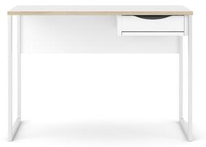 Bílý pracovní stůl Tvilum Function Plus, 110 x 48 cm