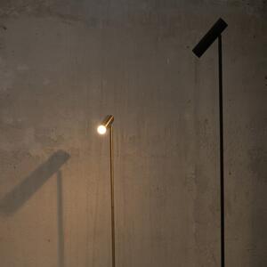 Černá stojací lampa SULION Milan, výška 150 cm