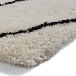 Krémově bílý koberec s černými detaily Think Rugs Morocco, 200 x 290 cm