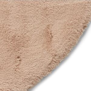 Světle hnědý koberec Think Rugs Teddy, ⌀ 120 cm