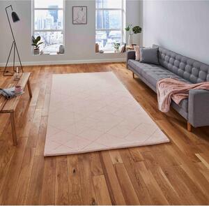 Růžový vlněný koberec Think Rugs Kasbah, 150 x 230 cm